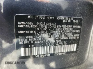 2014 Subaru Forester 2.5i Premium with VIN JF2SJAEC0EH429776, listed as a Copart auction lot 55283785 with 140,881 mi miles and Clean Title. Bid and sale history available at carsss.com. Image 13.