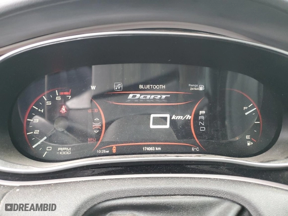 2014 Dodge Dart Limited with VIN 1C3CDFCB5ED871773, listed as a Copart auction lot 48005285 with 174,063 mi miles and Salvage Title. Bid and sale history available at carsss.com. Image 9.