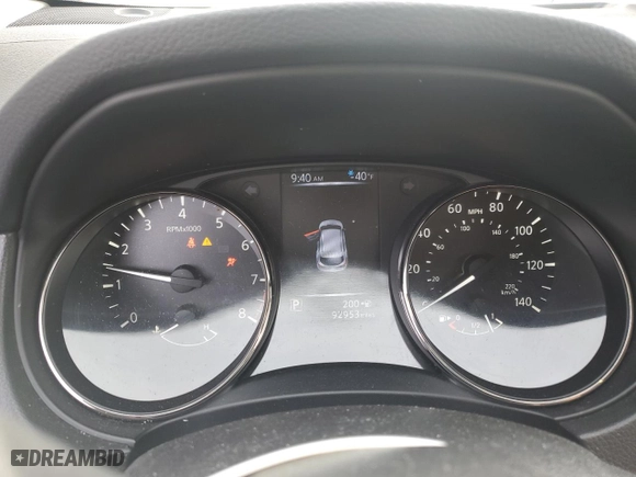 2018 Nissan Rogue Sport SV with VIN JN1BJ1CR9JW205727, listed as a Copart auction lot 45976135 with 92,953 mi miles and Salvage Title. Bid and sale history available at carsss.com. Image 9.