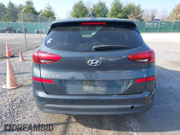 2019 Hyundai Tucson SE with VIN KM8J23A4XKU932814, listed as a IAAI auction lot 40968319 with 107,365 mi miles. Bid and sale history available at carsss.com. Image 16.