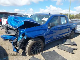 2024 Chevrolet Silverado 1500 Custom with VIN 3GCPABEK1RG202503, listed as a IAAI auction lot 40682689 with 6,605 mi miles and . Bid and sale history available at DreamBid. Image 2.