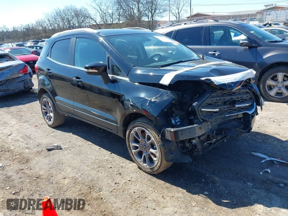 2019 Ford EcoSport Titanium with VIN MAJ3S2KE4KC307481, listed as a IAAI auction lot 41737442 with 41,524 mi miles and . Bid and sale history available at DreamBid. Image 1.