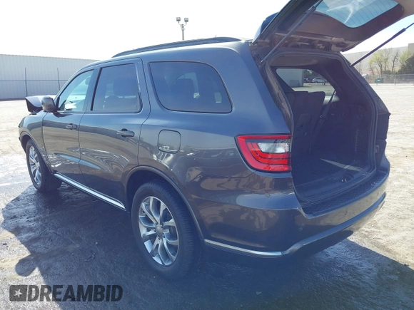 2017 Dodge Durango SXT with VIN 1C4RDHAG3HC759516, listed as a IAAI auction lot 41858286 with 161,355 mi miles and . Bid and sale history available at DreamBid. Image 3.