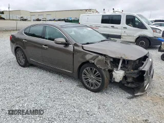 2014 Kia Cadenza Premium with VIN KNALN4D71E5129725, listed as a Copart auction lot 79110494 with 76,919 mi miles and Salvage Title. Bid and sale history available at carsss.com. Image 4.