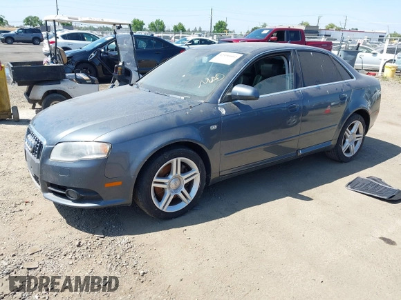 2008 Audi A4 2.0T с VIN WAUDF78E88A054416, выставлен на аукционе IAAI как лот 42496602 с пробегом 170 605 миль миль и . История ставок и продаж доступна на DreamBid. Изображение 2.