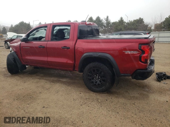 2023 Chevrolet Colorado 4WD Trail Boss z VIN 1GCPTEEK7P1252328, wystawiony jako Copart lot #53208005 z przebiegiem Nie podano mil oraz Szkoda całkowita • Salvage title. Historia ofert i sprzedaży dostępna na DreamBid. Obrazek 2.