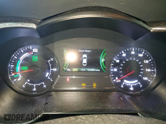 2013 Kia Optima Hybrid LX with VIN KNAGM4AD9D5052938, listed as a Copart auction lot 71797564 with 123,602 mi miles and Salvage Title. Bid and sale history available at carsss.com. Image 9.