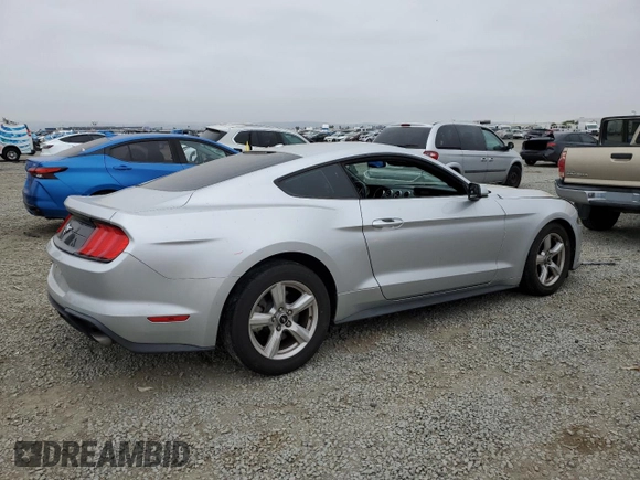 2019 Ford Mustang EcoBoost with VIN 1FA6P8THXK5196661, listed as a Copart auction lot 57685145 with 54,385 mi miles and Salvage title. Bid and sale history available at DreamBid. Image 3.