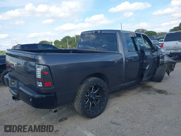 2019 Ram 1500 Classic Tradesman with VIN 1C6RR6FT0KS733813, listed as a IAAI auction lot 41618317 with 46,597 mi miles. Bid and sale history available at carsss.com. Image 4.