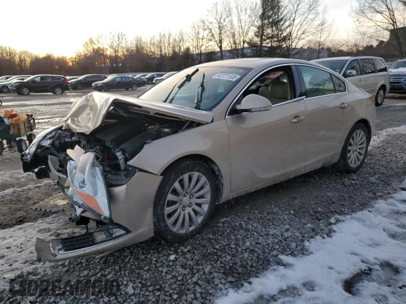 2012 Buick Regal Premium 1 with VIN 2G4GS5EK5C9110452, listed as a Copart auction lot 42721105 with 76,986 mi miles and Clean Title. Bid and sale history available at carsss.com. Image 1.