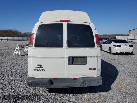 2001 GMC Savana Cargo YF7 Upfitter with VIN 1GDFG15R511109001, listed as a Copart auction lot 48427195 with 73,722 mi miles and Salvage Title. Bid and sale history available at DreamBid. Image 6.