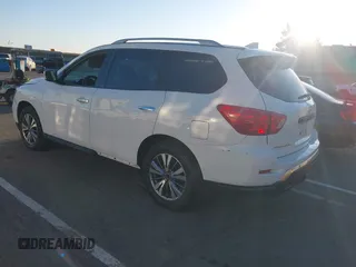2019 Nissan Pathfinder S with VIN 5N1DR2MN7KC634136, listed as a IAAI auction lot 42195038 with 102,619 mi miles. Bid and sale history available at carsss.com. Image 3.