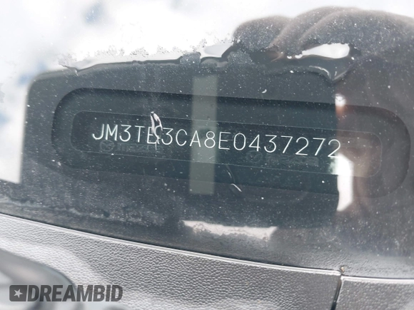 2014 Mazda CX-9 Touring with VIN JM3TB3CA8E0437272, listed as a IAAI auction lot 40833160 with 153,267 mi miles. Bid and sale history available at carsss.com. Image 9.