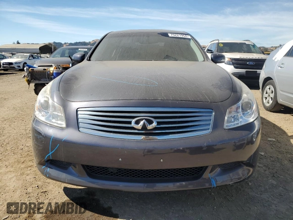 2008 Infiniti G35 Journey with VIN JNKBV61E78M211318, listed as a Copart auction lot 75221954 with Not Provided miles and Salvage Title. Bid and sale history available at DreamBid. Image 5.