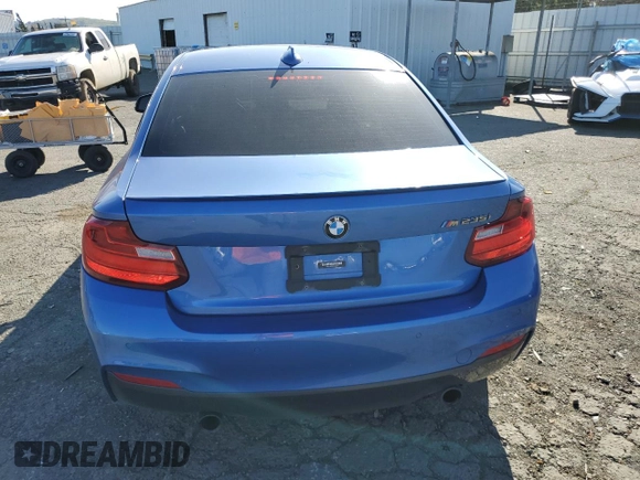 2016 BMW 2 Series M235i with VIN WBA1J7C57GV360264, listed as a Copart auction lot 47411134 with 58,176 mi miles. Bid and sale history available at carsss.com. Image 6.