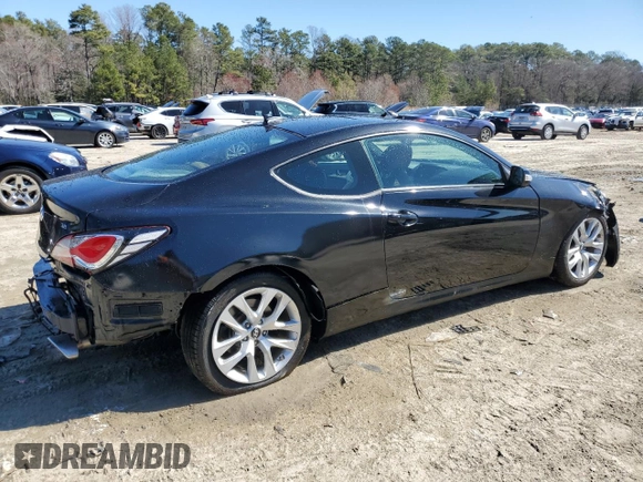 2013 Hyundai Genesis Coupe Track with VIN KMHHU6KJ9DU107140, listed as a Copart auction lot 50452515 with 86,019 mi miles and Salvage title. Bid and sale history available at DreamBid. Image 3.