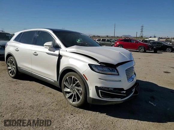 2019 Lincoln Nautilus Reserve with VIN 2LMPJ6LP6KBL18701, listed as a Copart auction lot 44176695 with Not provided miles and Salvage title. Bid and sale history available at DreamBid. Image 11.