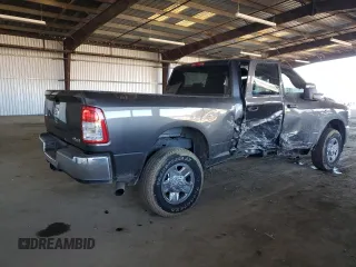 2024 Ram 2500 Tradesman with VIN 3C6UR5CL6RG102591, listed as a Copart auction lot 88913725 with 5,193 mi miles and Salvage Title. Bid and sale history available at carsss.com. Image 3.