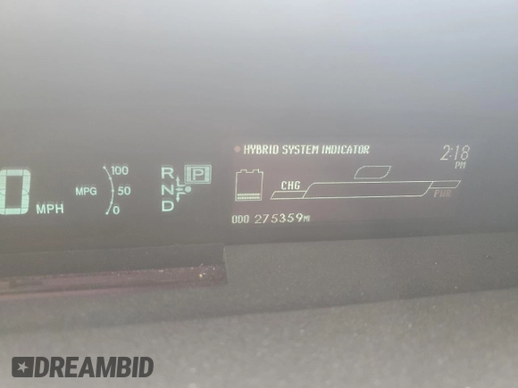 2011 Toyota Prius I with VIN JTDKN3DU4B5303653, listed as a Copart auction lot 56288915 with 275,359 mi miles and Salvage Title. Bid and sale history available at DreamBid. Image 9.