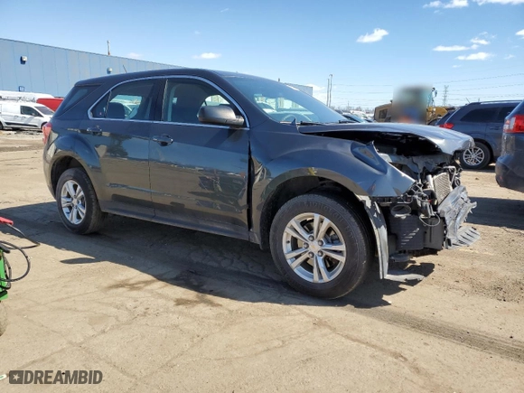 2017 Chevrolet Equinox LS with VIN 2GNALBEK2H1605257, listed as a Copart auction lot 50689185 with 76,687 mi miles and Clean Title. Bid and sale history available at carsss.com. Image 4.