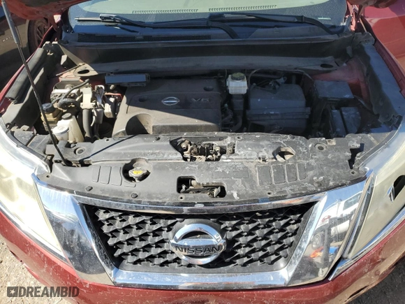 2015 Nissan Pathfinder S with VIN 5N1AR2MN7FC660423, listed as a Copart auction lot 47952334 with 137,913 mi miles and Salvage Title. Bid and sale history available at carsss.com. Image 12.