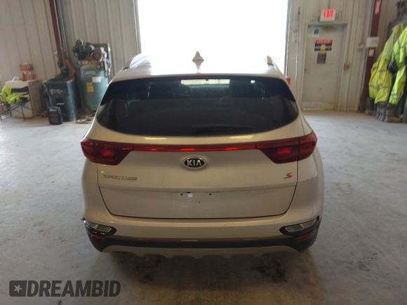 2020 Kia Sportage S with VIN KNDP6CAC3L7813464, listed as a IAAI auction lot 42128252 with 76,271 mi miles. Bid and sale history available at carsss.com. Image 16.