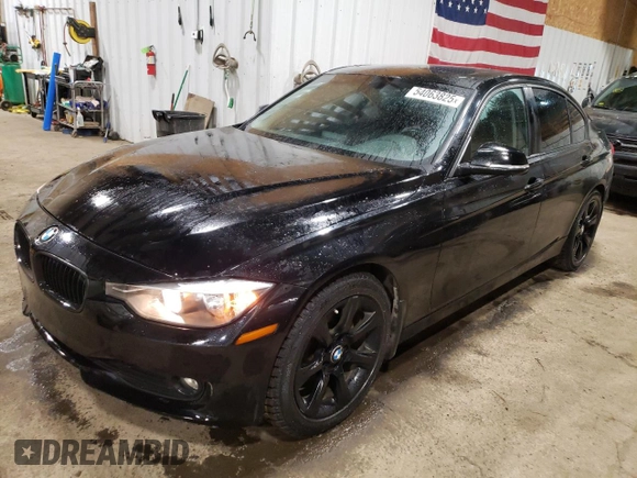2014 BMW 3 Series 320i xDrive with VIN WBA3C3C51EP662839, listed as a Copart auction lot 54063825 with 88,272 mi miles and Clean Title. Bid and sale history available at carsss.com. Image 1.