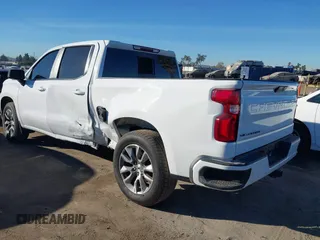 2022 Chevrolet Silverado 1500 RST with VIN 1GCPWDED6NZ123496, listed as a IAAI auction lot 41204485 with 34,735 mi miles. Bid and sale history available at carsss.com. Image 3.