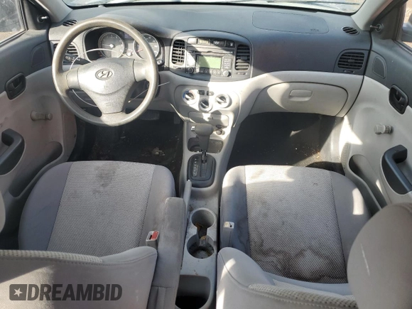 2010 Hyundai Accent GLS with VIN KMHCN4AC7AU453990, listed as a Copart auction lot 46667245 with 69,202 mi miles and Salvage Title. Bid and sale history available at carsss.com. Image 8.