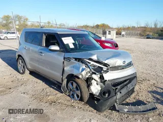 2019 Kia Soul with VIN KNDJN2A27K7656644, listed as a IAAI auction lot 40630464 with 58,732 mi miles. Bid and sale history available at carsss.com. Image 1.