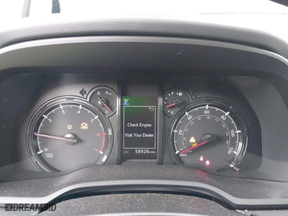 2020 Toyota 4Runner SR5 with VIN JTEBU5JR9L5745422, listed as a IAAI auction lot 41500603 with 58,926 mi miles. Bid and sale history available at carsss.com. Image 7.