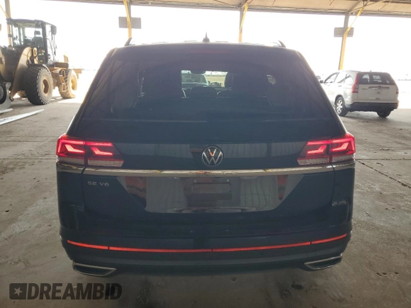 2021 Volkswagen Atlas SE with VIN 1V2WR2CA6MC596444, listed as a Copart auction lot 57615625 with 56,749 mi miles and Salvage title. Bid and sale history available at DreamBid. Image 6.