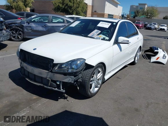 2014 Mercedes-Benz C C 250 Sport with VIN WDDGF4HB3EA965176, listed as a IAAI auction lot 41870150 with 211,085 mi miles. Bid and sale history available at carsss.com. Image 18.