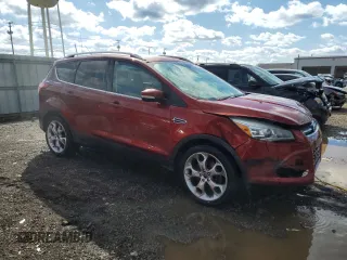 2014 Ford Escape Titanium with VIN 1FMCU9JXXEUB26489, listed as a Copart auction lot 50078885 with 140,043 mi miles and Salvage Title. Bid and sale history available at carsss.com. Image 4.