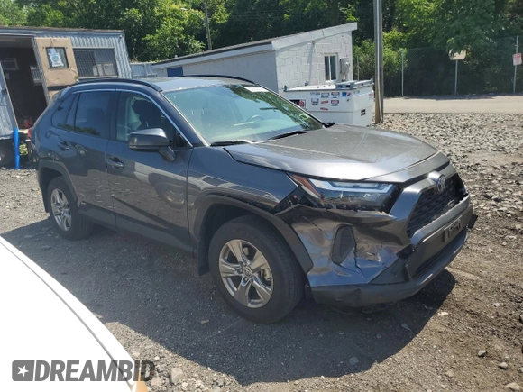 2023 Toyota RAV4 Hybrid LE with VIN JTMLWRFV5PD170957, listed as a Copart auction lot 62068505 with 7,880 mi miles and Salvage title. Bid and sale history available at DreamBid. Image 4.