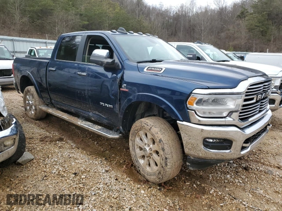 2022 Ram 2500 Laramie with VIN 3C6UR5FL9NG309322, listed as a Copart auction lot 43839795 with 112,037 mi miles and Salvage Title. Bid and sale history available at carsss.com. Image 4.