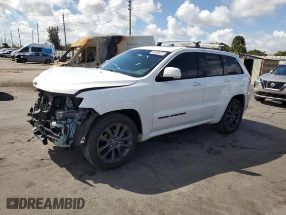 2018 Jeep Grand Cherokee High Altitude z VIN 1C4RJECG4JC460613, wystawiony jako Copart lot #46046615 z przebiegiem 69 419 mil mil oraz Szkoda całkowita • Salvage title. Historia ofert i sprzedaży dostępna na DreamBid. Obrazek 1.