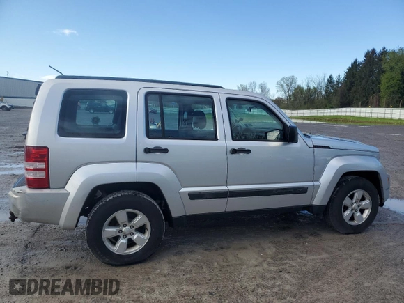 2012 Jeep Liberty Sport with VIN 1C4PJMAK1CW183266, listed as a Copart auction lot 55581725 with 120,655 mi miles and Salvage Title. Bid and sale history available at carsss.com. Image 3.