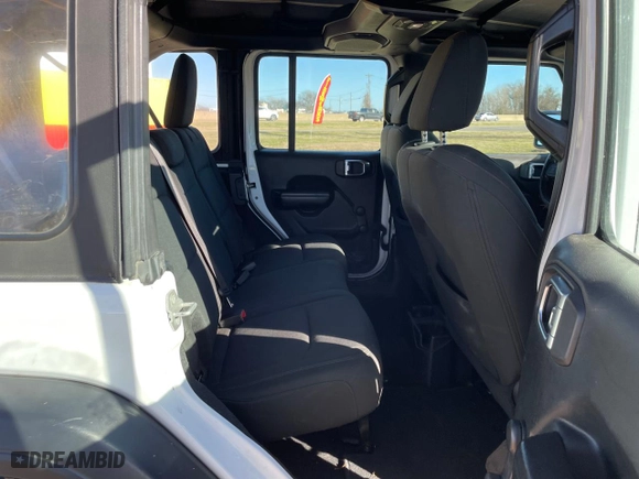 2018 Jeep Wrangler Unlimited Sport with VIN 1C4HJXDG2JW152991, listed as a Copart auction lot 87514085 with 131,428 mi miles and Clean Title. Bid and sale history available at carsss.com. Image 6.