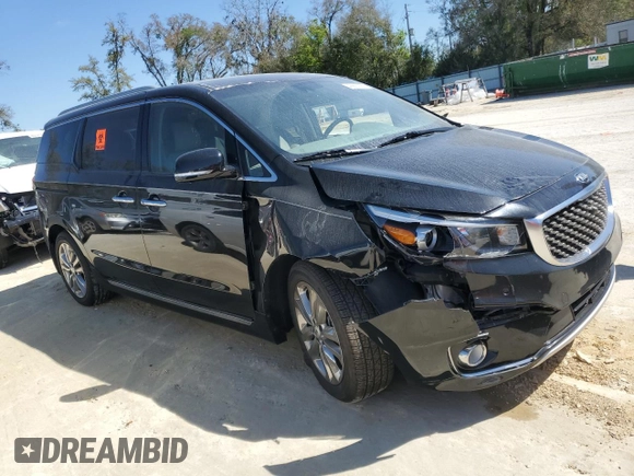 2018 Kia Sedona SX-L with VIN KNDME5C1XJ6351274, listed as a Copart auction lot 48867065 with 66,637 mi miles and Salvage Title. Bid and sale history available at carsss.com. Image 4.