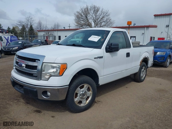 2014 Ford F-150 XL with VIN 1FTMF1CF9EKF40464, listed as a IAAI auction lot 41985678 with 194,224 mi miles. Bid and sale history available at carsss.com. Image 18.