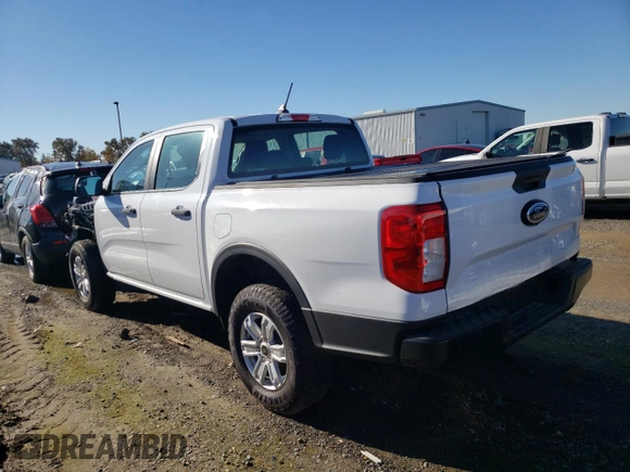 2024 Ford Ranger XL with VIN 1FTER4BH5RLE20838, listed as a Copart auction lot 80148874 with 7,312 mi miles and Salvage Title. Bid and sale history available at carsss.com. Image 2.
