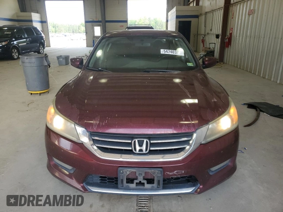 2014 Honda Accord Sport with VIN 1HGCR2F57EA081647, listed as a Copart auction lot 54740305 with 191,027 mi miles and Clean Title. Bid and sale history available at DreamBid. Image 5.