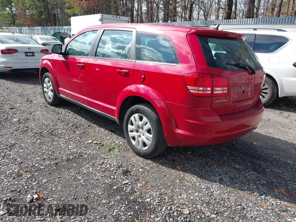 2013 Dodge Journey SE with VIN 3C4PDCABXDT721228, listed as a IAAI auction lot 41662172 with 311,815 mi miles. Bid and sale history available at carsss.com. Image 3.