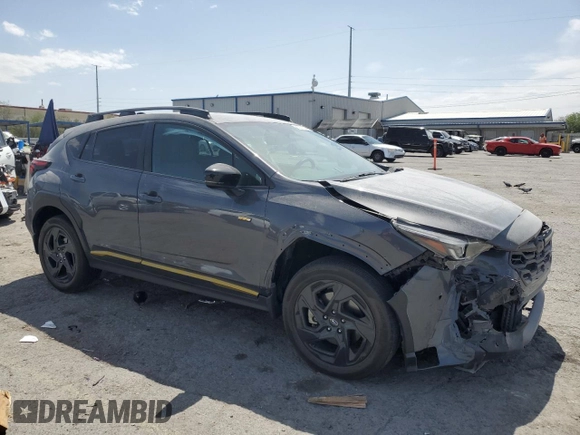 2024 Subaru Crosstrek Special Sports with VIN 4S4GUHF63R3706304, listed as a Copart auction lot 62371595 with 11,746 mi miles and Salvage title. Bid and sale history available at DreamBid. Image 4.
