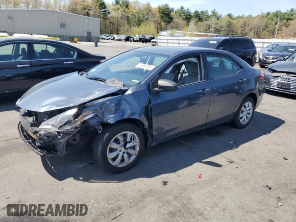 2014 Toyota Corolla L with VIN 2T1BURHE5EC143654, listed as a Copart auction lot 55558195 with 108,600 mi miles and Salvage title. Bid and sale history available at DreamBid. Image 1.