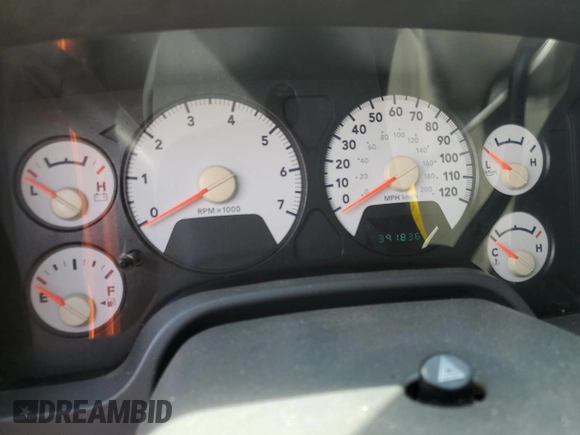 2008 Dodge 1500 SLT with VIN 1D7HA18258S523564, listed as a Copart auction lot 53382585 with 391,836 mi miles and Salvage title. Bid and sale history available at DreamBid. Image 9.