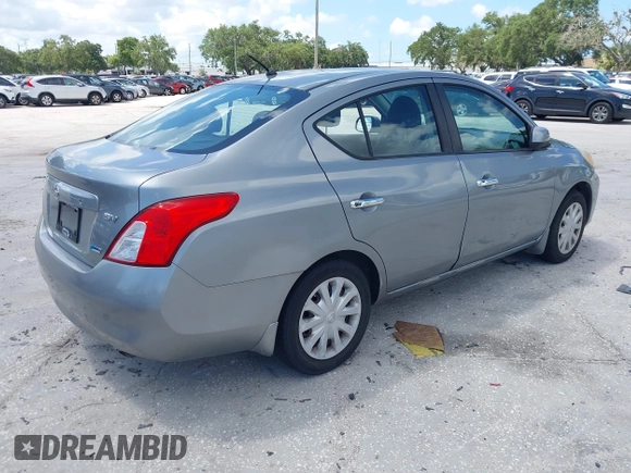 2012 Nissan Versa SV with VIN 3N1CN7AP7CL857736, listed as a IAAI auction lot 42551017 with 237,397 mi miles and . Bid and sale history available at DreamBid. Image 4.