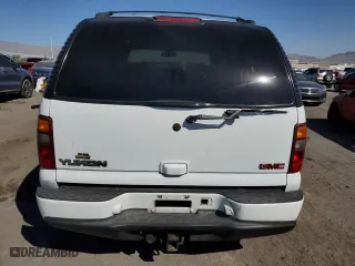2002 GMC Yukon Denali with VIN 1GKEK63UX2J183619, listed as a Copart auction lot 74744354 with 155,188 mi miles and Salvage Title. Bid and sale history available at carsss.com. Image 6.