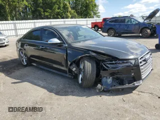 2016 Audi S6 Prestige with VIN WAUH2AFC7GN020731, listed as a Copart auction lot 74102584 with 141,282 mi miles and Salvage Title. Bid and sale history available at carsss.com. Image 4.